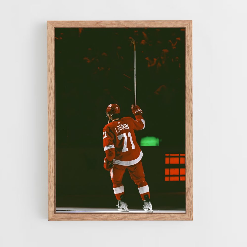 Poster Dylan larkin – affiche Hockey sur glace (vue 4)